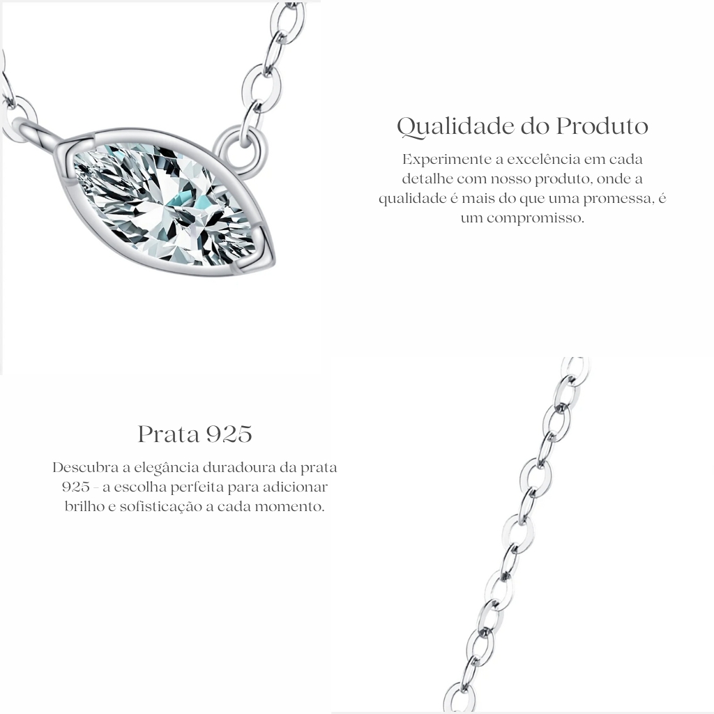 Colar Feminino de Prata